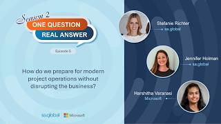 One Question. Real Answer. | S2 E5: How to Modernize Project Operations Without Disruption