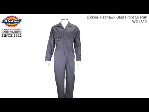 Dickies Redhawk Stud Front Overall - WD4829