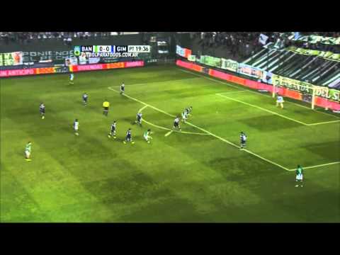 Se lució Navarro. Banfield 0 - Gimnasia 0. Fecha 21. Primera División 2015. FPT.