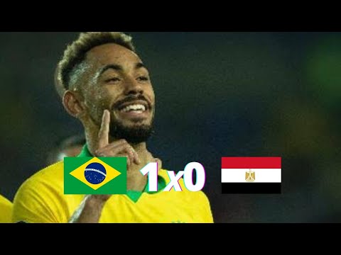 BRASIL 1X0 EGITO MELHORES MOMENTOS QUARTA  DE FINAL OLIMPÍADAS 2021