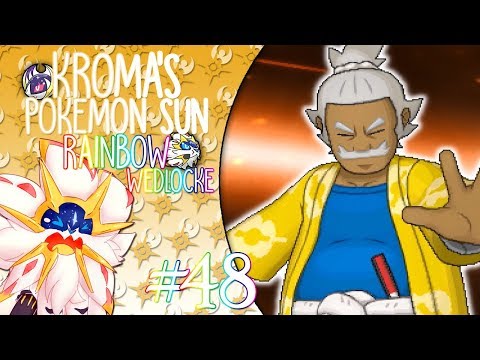 Pokémon Sun "Rainbow" Wedlocke, Part 48 - Fighting With Eyes Closed!