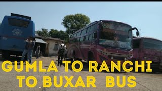 preview picture of video 'Gumla to Ranchi to buxar Sleeper bus from Gumla Bus stand'