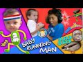 BABY RUNNING MAN CHALLENGE Paintball Gun Scare Cam Prank II FUNnel Vision Random August 2016 Vlog