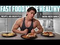 FAST FOOD Made HEALTHY | Bacon Burger, American Hot Dogs & More