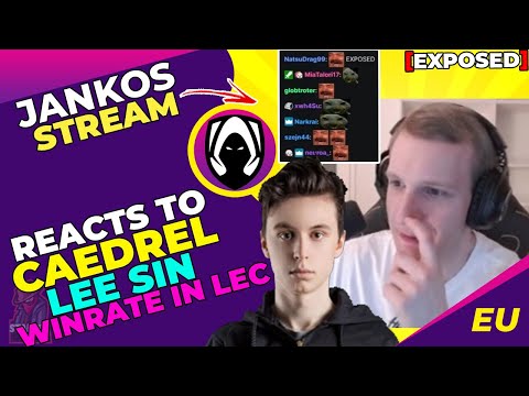 Jankos Reacts to CAEDREL Lee Sin WINRATE in LEC 👀