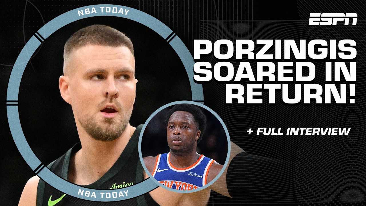 'BOOM! I'M BACK!' 💥 - Kristaps Porzingis on his RETURN to the Celtics 🔥 [FULL INTERVIEW] | NBA Today