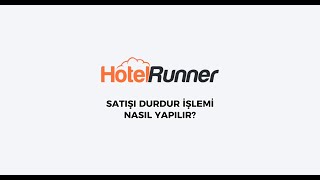 Satışı durdur ı̇şlemi nasıl yapılır?