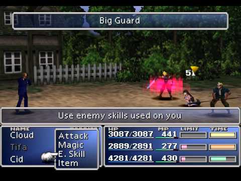 Let's Play FF7 Boss #29 - Rude (Can't touch this)