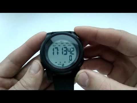 Непривычные часы Skmei 1469 с шагомером обзор, настройка, инструкция на русском, отзывы, цена