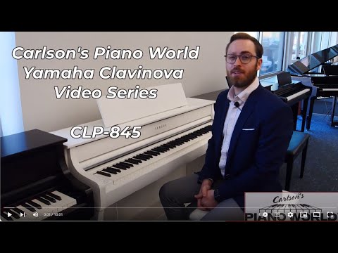 YAMAHA CLavinova CLP-845 Digital Piano Presentation