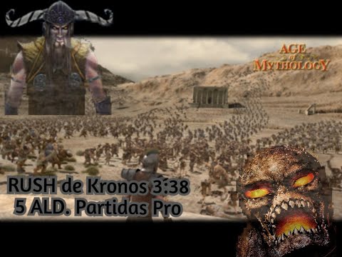 Age of Mythology. Rush d Kronos a loki. 3:38 min. Partidas Pro. Con Sub explicado.
