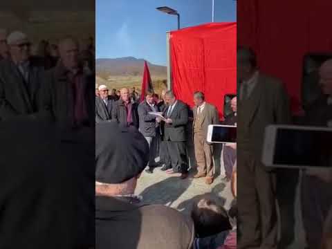 Hapja solemne e Lapidarit në fshatin Allashec.