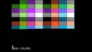 Apple II Chroma Filters Demonstration