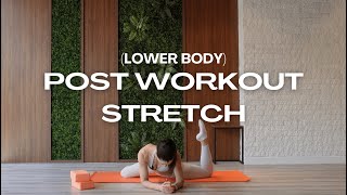 10 MIN POST WORKOUT STRETCHING (DANCE INSPIRED) - LOWER BODY | TRAIN WITH BTB