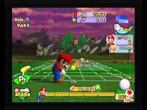 Let's Play Mario Golf: Toadstool Tour (Character Match vs Wario) - So You Want A Challenge Eh?