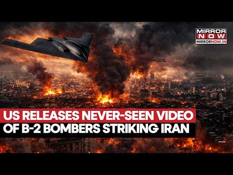US Releases Video of B-2 Bombers Dropping 2,000-LB Bombs on Iran's Ballistic Missile Facilities