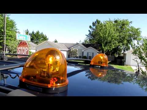 Wolo Teardrop Amber Emergency Beacon
