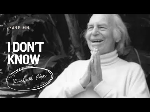The Ego’s Search for Happiness | Jean Klein on the Power of 'I Don’t Know'