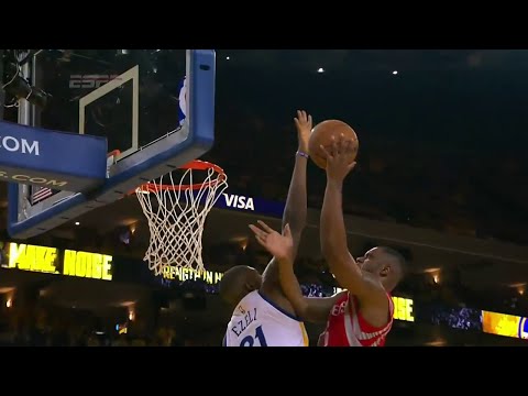 Festus Ezeli denies Terrence Jones | Rockets vs Warriors | May 19, 2015 | 2015 NBA Playoffs