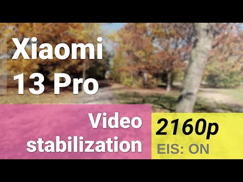 4K 2160p 30fps (stabilization test, ultrawide camera) - Xiaomi 13 Pro video sample