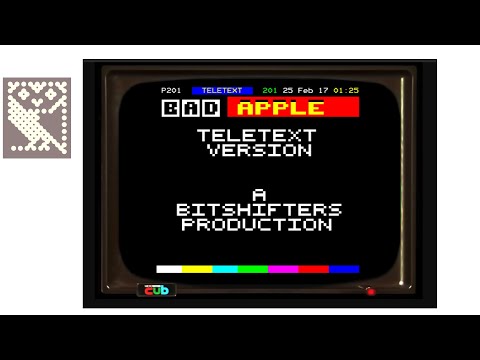 BBC Micro "Bad Apple" demo from Bitshifters.