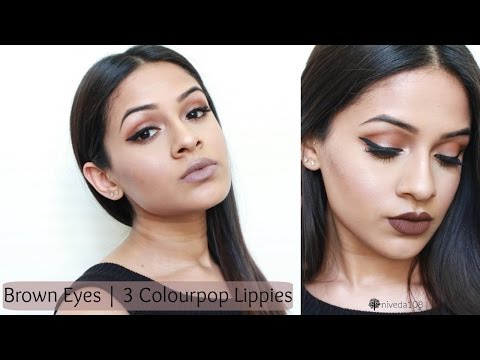 Brown Eye Look | ColourPop Chi, Mess Around, & Limbo | Semi-Sweet Chocolate Bar | BROWN/INDIAN SKIN