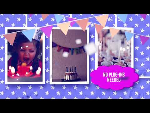 Happy Birthday Slideshow: Final Cut Pro X template