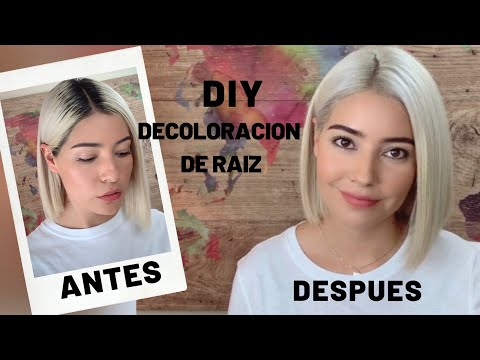 DIY ROOT TOUCH-UP ON PLATINUM BLONDE HAIR