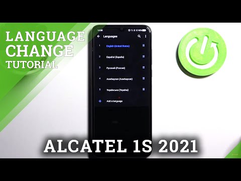 How to Change System Language in Alcatel 1S 2021  – Find System Settings