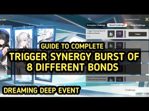 Guide Trigger Synergy Burst of 8 Different Bonds - Dreaming Deep Event Wuthering Waves 2.3 Guide