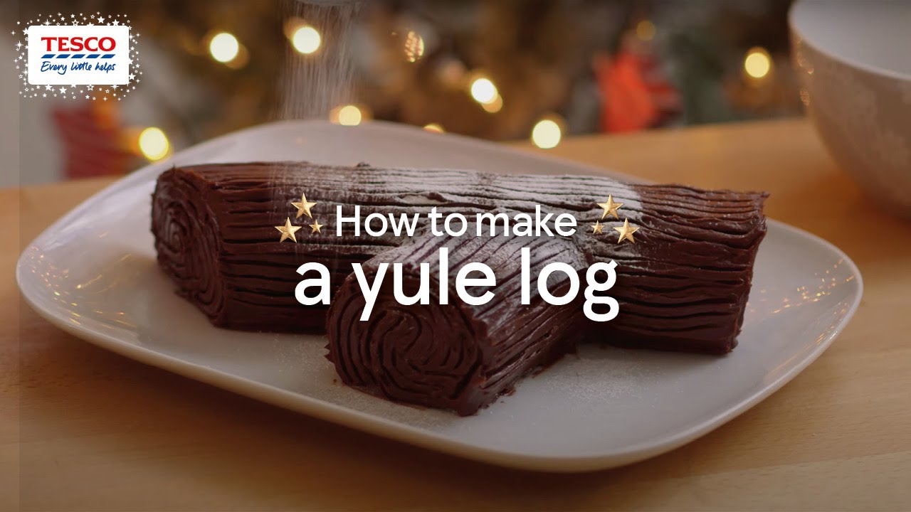 How to make a Yule log