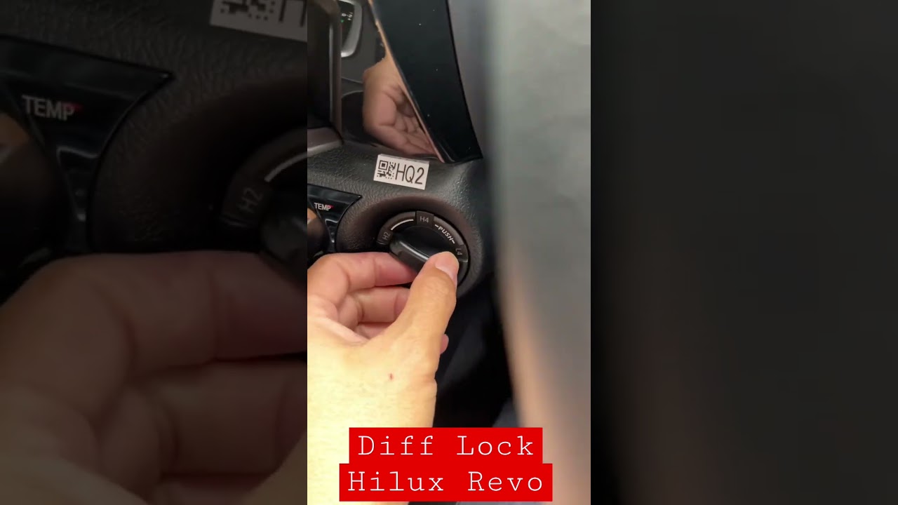 Diff Lock Hilux Revo 4x4 How to use ใช้ยังไง ใช้ตอนไหน