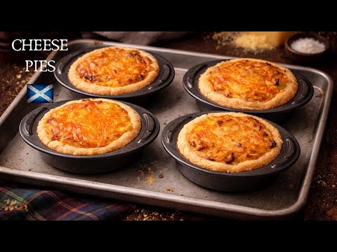 Individual cheese, potato & onion pies :) Recipe & Cook with me!