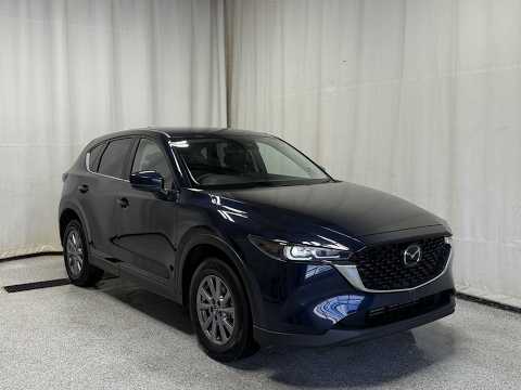 2025 Mazda CX-5 in Blue for sale at Park Mazda in Sherwood Park, AB