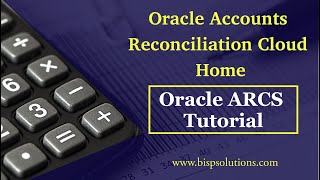 Oracle Accounts Reconciliation Cloud Home 