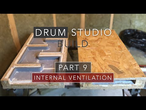 Building a Sound Maze and Installing Ventilation - Drum Studio Garden Room Build - Part 9