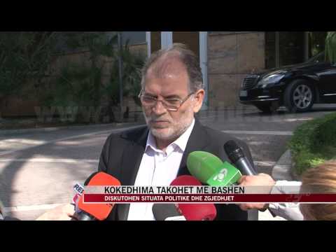 Kokëdhima takohet me Bashën, diskutohet situata politike - News, Lajme - Vizion Plus