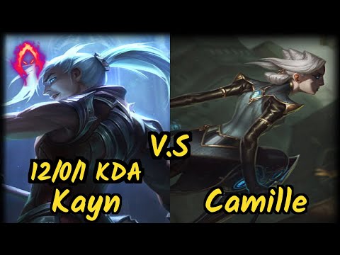 Metaphor (KAYN) vs CAMILLE - 12/0/1 KDA JUNGLE GAMEPLAY - NA Ranked DIAMOND