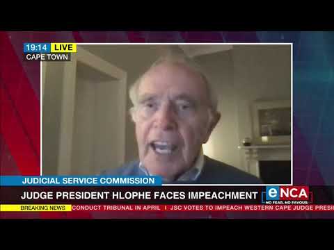 Discussion Judge John Hlophe impeachment