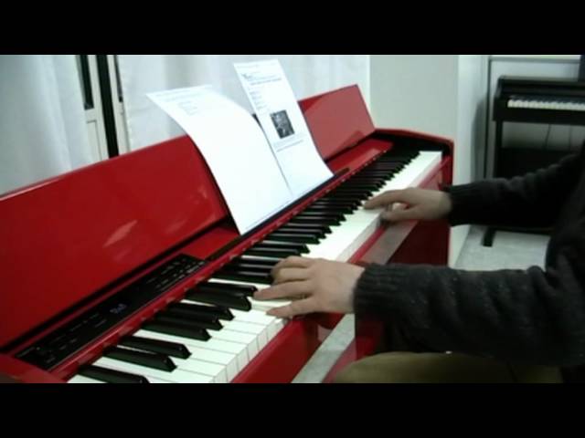 Roland F-120R PR - красный полированный