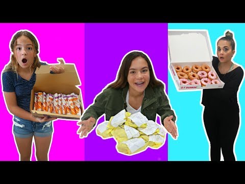 LAST TO FINISH EATING THEIR FOOD WINS $100.00 |  SISTER FOREVER
