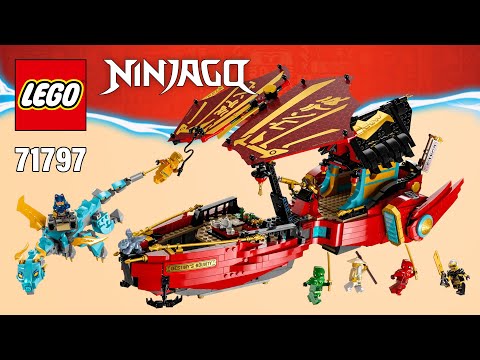 LEGO NINJAGO Dragons Rising Destiny’s Bounty – Race Against Time (71797)[1739 pcs] Building Tutorial