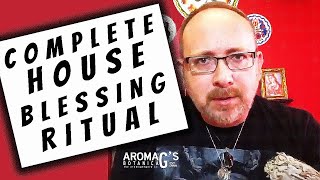 House Blessing Ritual with White Sage and Cleansing Bath