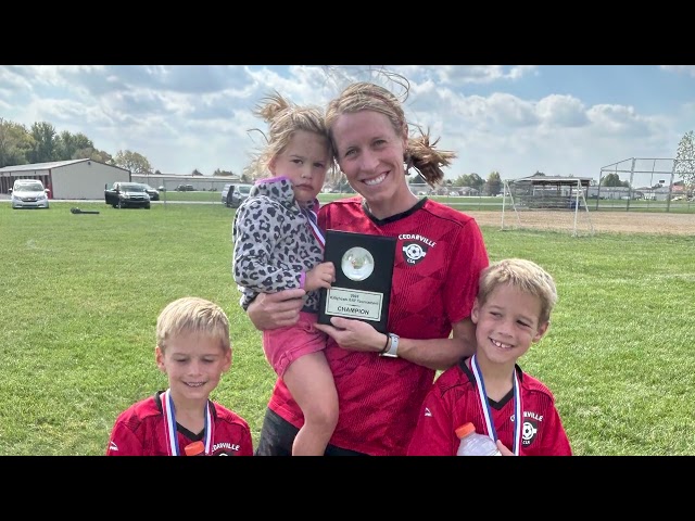 Thumbnail for video titled: Dr. Sarah Zeltman ’08 &amp;amp; Alison (Lemon) Rice ’10 | Cedarville Athletic Hall of Fame 2026