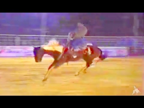 Nilson da Silva VS. Cavalo Garimpo - Rodeio de Bariri/SP 1990