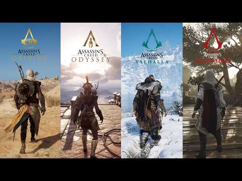 Assassin's Creed Origins VS Odyssey VS Valhalla VS Shadows - Which One is The BEST?