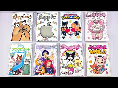 ✨Paper DIY✨Unboxing Blindbag SANRIO, APPLE, KPOP DEMON HUNTERS, CAPYBARA, ZOOTOPIA2.... 1000$ | ASMR