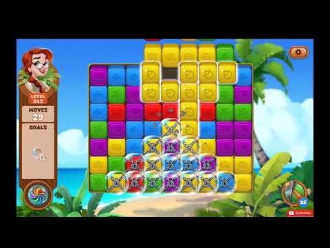 Lost Island Blast Adventure Level 842 NO BOOSTERS - A S GAMING