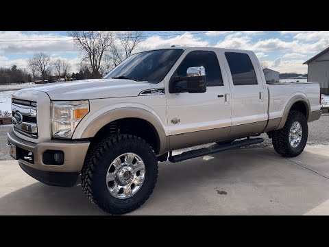2013 f250 leveled on 37s walk around