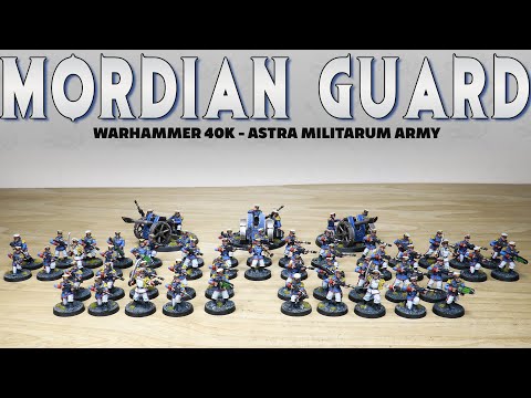 PAINTING SHOWCASE Astra Militarum Army Mordian Victoria Miniatures